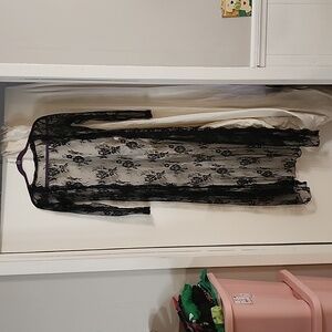 Long lace lingerie